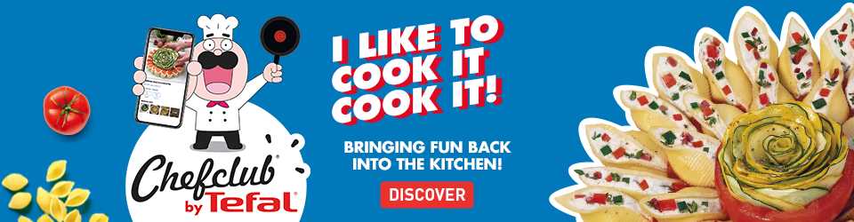 Cookware and kitchenware by Tefal