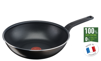 TEFAL EXTRA COOK FRYPAN WOK B5541932 AND CLEAN 28 CM