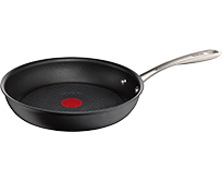 Black Cast Aluminium Tefal Trattoria E21844 Cooking Pot with lid 